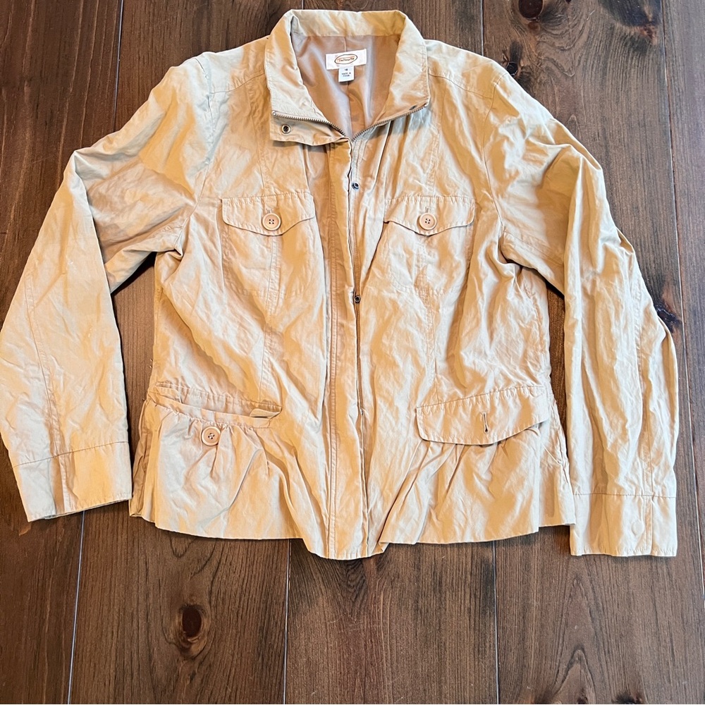 Talbots Tan Lightweight Jacket